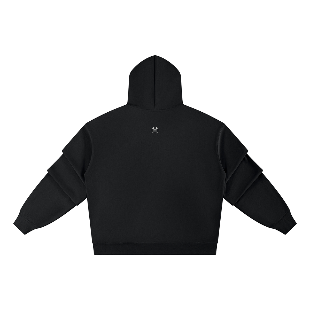 Gathered Sleeve Hoodie