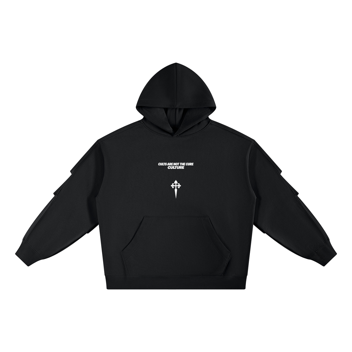 Gathered Sleeve Hoodie