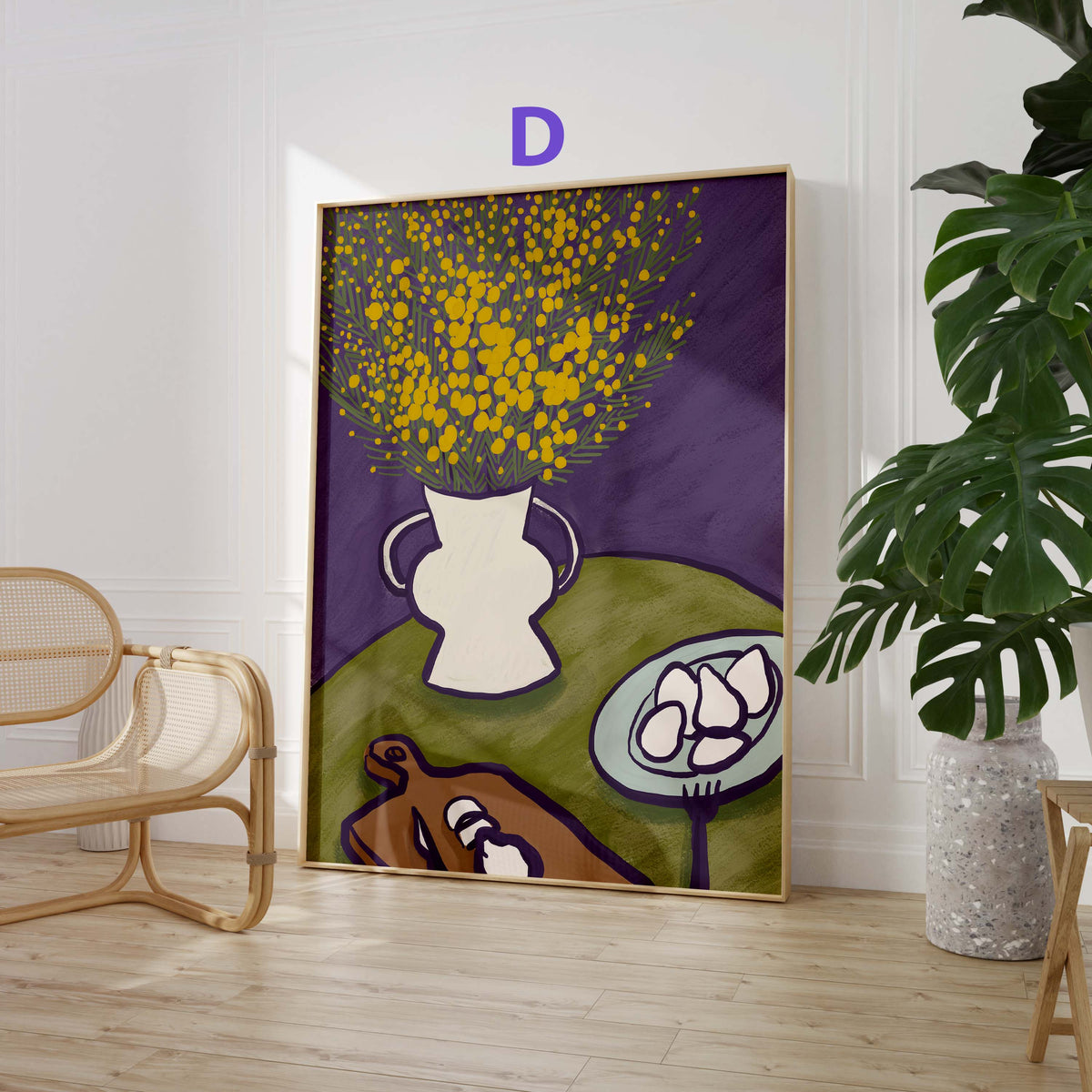 Abstrakte Kunst Poster · Geschenkidee · Moderne Formen, Blumenstillleben und Landschaftskunst · Dekoprint ohne Rahmen