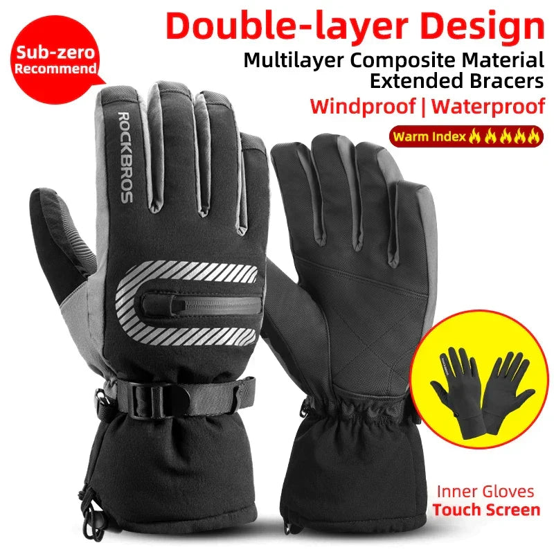 Thermal Warm Ski Gloves