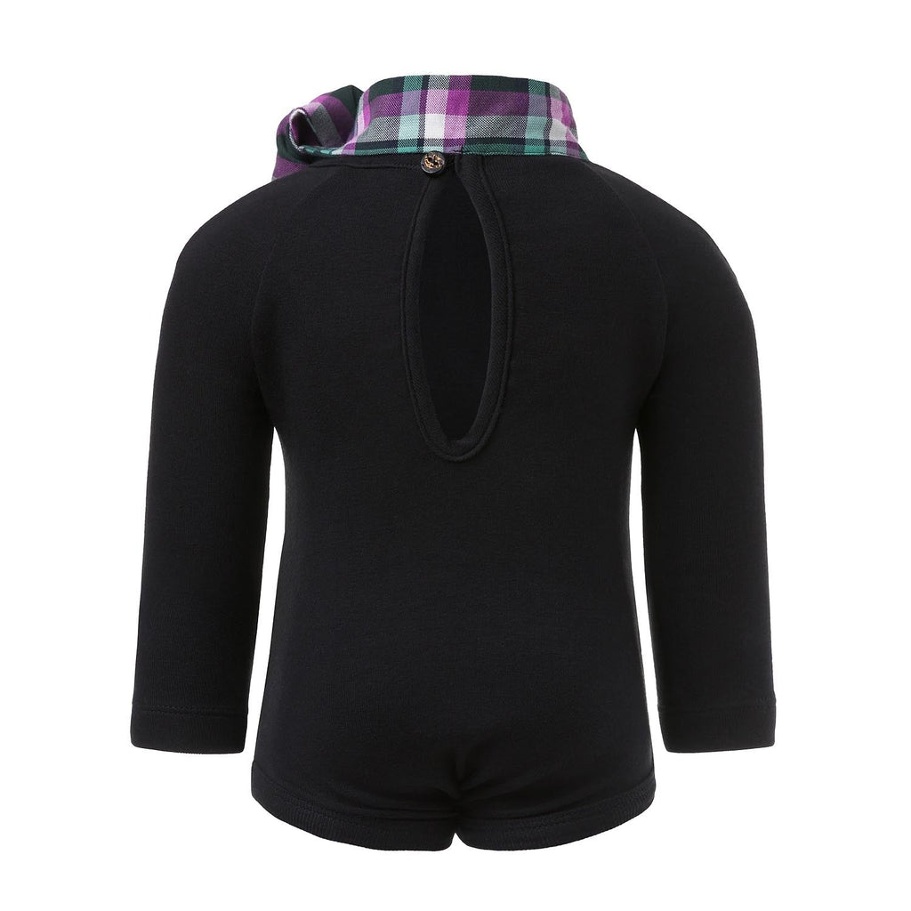The Bow-Tie Onesie — Black