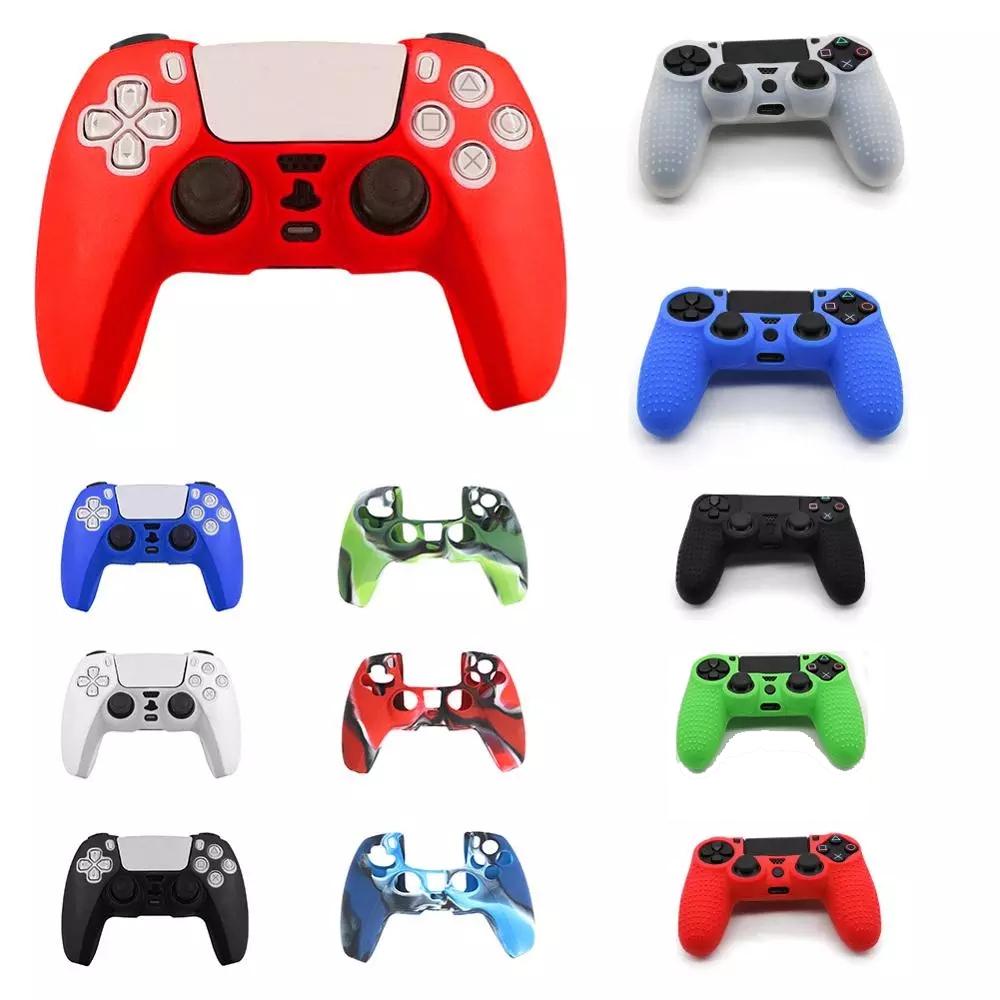 NNEIDS Blue Silicone Protective Cover For Ps5 Controller