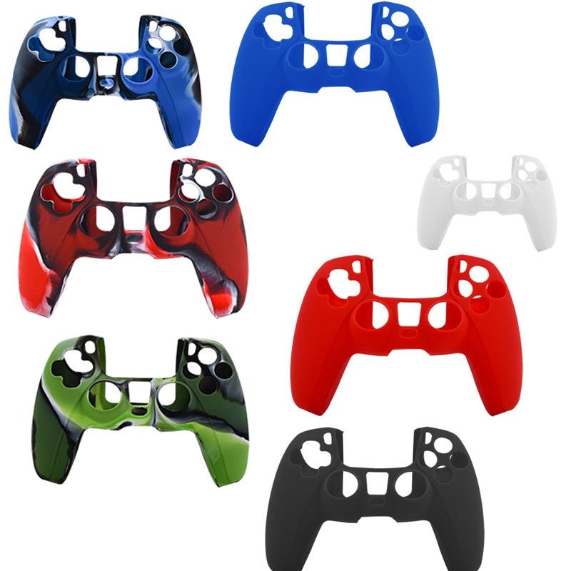 NNEIDS Blue Silicone Protective Cover For Ps5 Controller