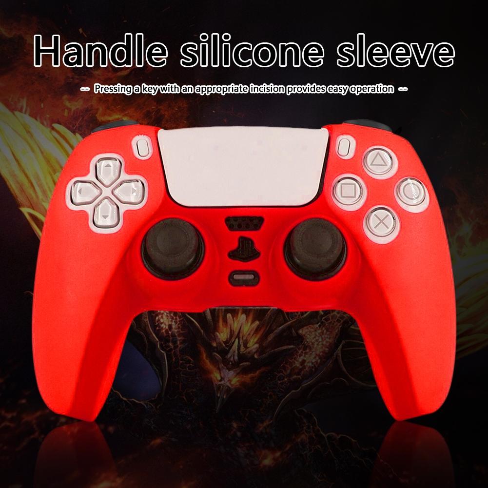 NNEIDS Blue Silicone Protective Cover For Ps5 Controller