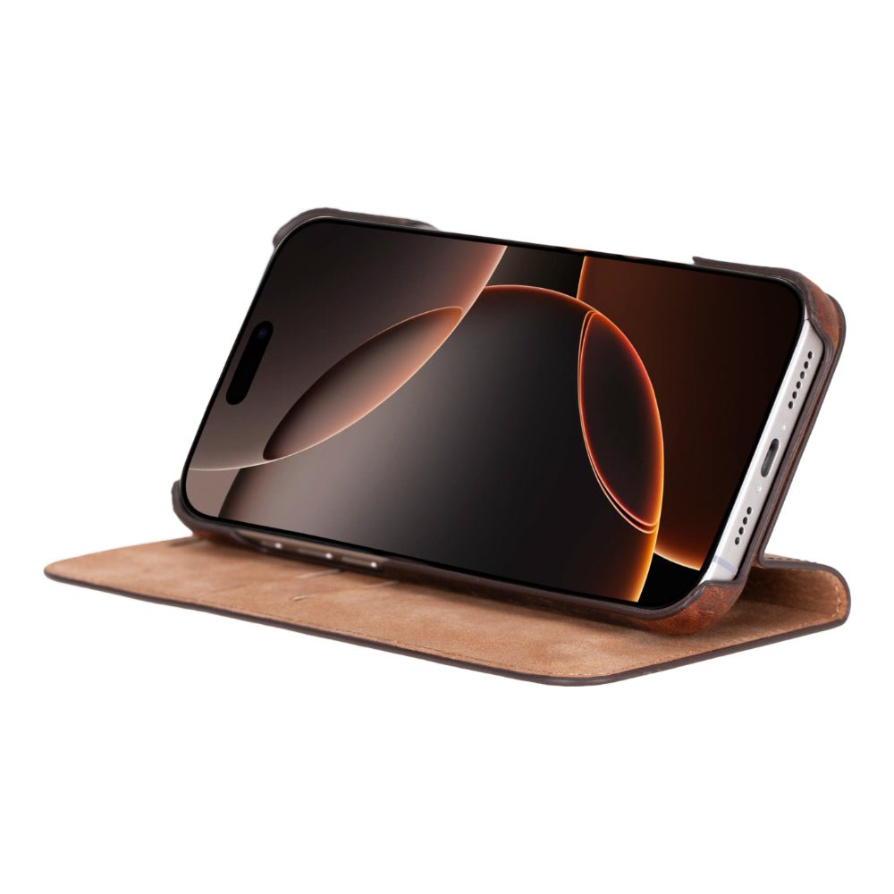 Decatur Leather iPhone 16 Pro Max Folio Case
